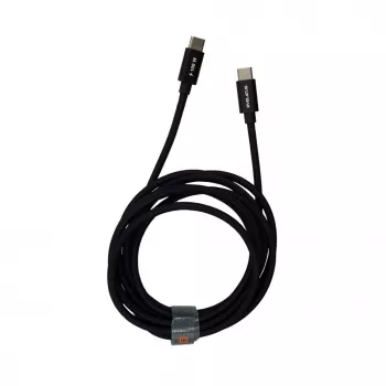 Evelatus Flex Cable Pro USB 2.0 Type C a Type C 2M 100W 5A nero