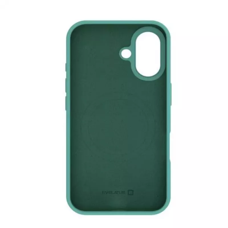Evelatus Apple iPhone 16 Premium MagSafe Soft Touch custodia in silicone verde acqua