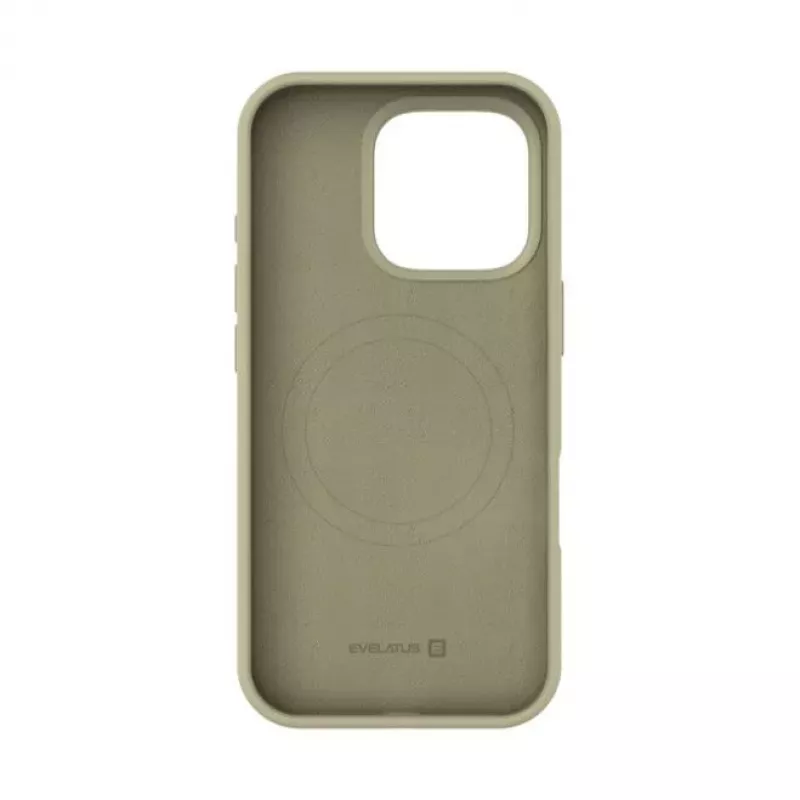 Evelatus Apple iPhone 16 Pro Max Premium MagSafe Soft Touch custodia in silicone titanio naturale