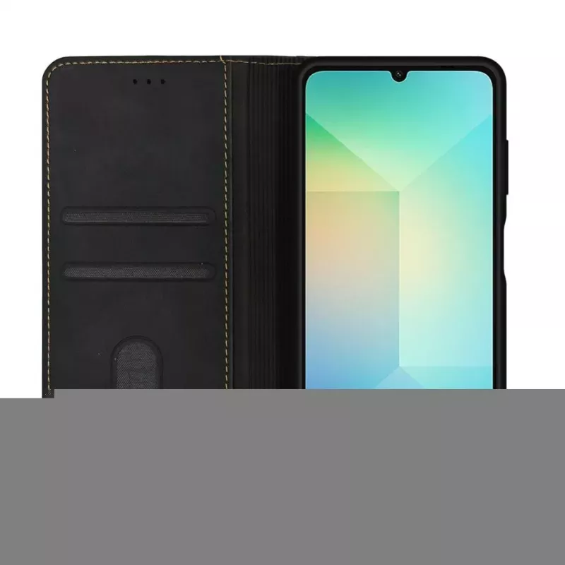 Evelatus Samsung Galaxy A06 Book Case nero