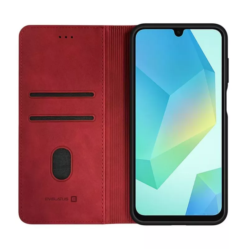 Evelatus Samsung Galaxy A16 Book Case rosso