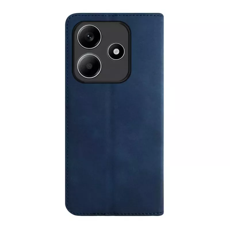 Evelatus Xiaomi Redmi Note 14 5G Book Case in pelle PU blu scuro
