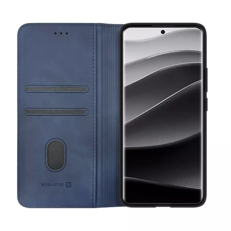 Evelatus Xiaomi Redmi Note 14 Pro Plus Book Case blu scuro