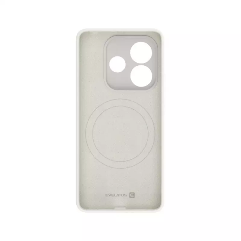 Evelatus Xiaomi Redmi Note 14 Premium Magnetic Soft Touch custodia in silicone Stone