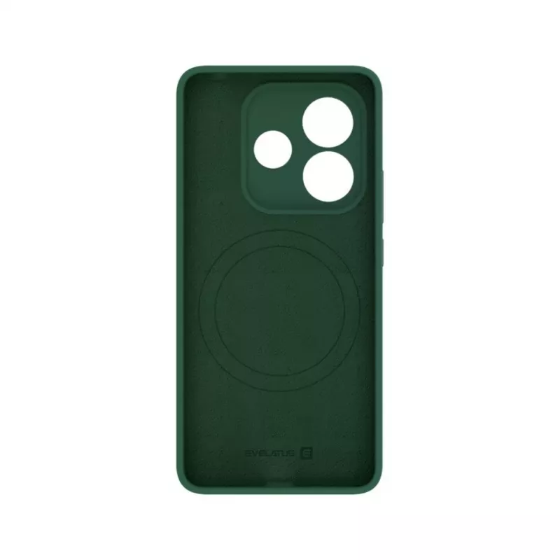Evelatus Xiaomi Redmi Note 14 Premium Magnetic Soft Touch custodia in silicone verde