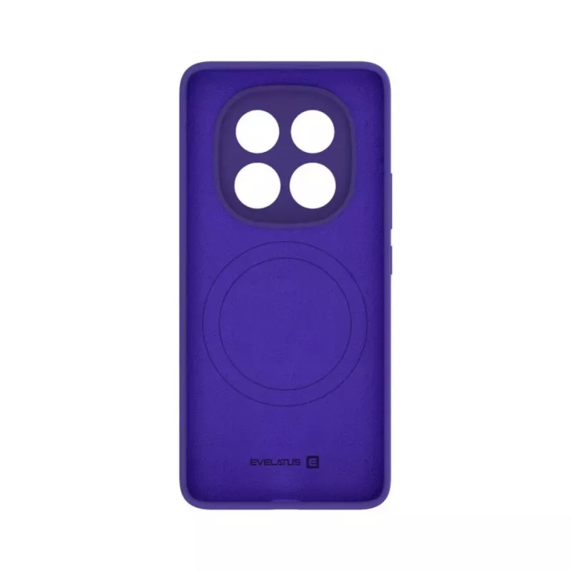 Evelatus Xiaomi Redmi Note 14 Pro 4G / Poco X7 Premium Magnetic Soft Touch custodia in silicone viola
