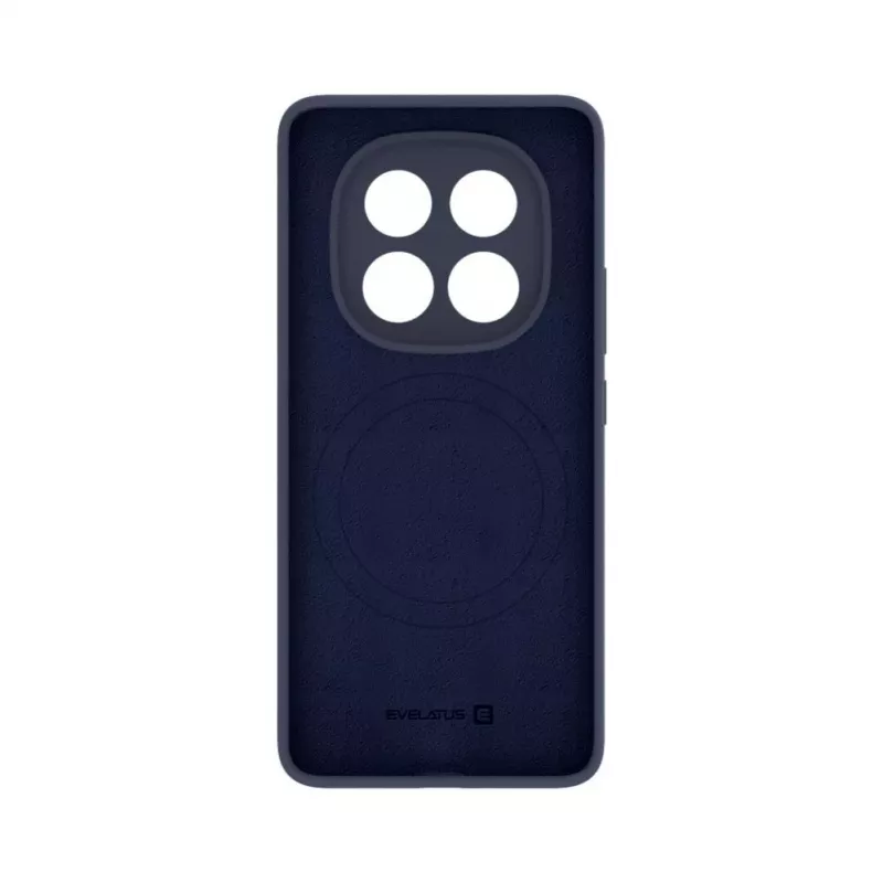 Evelatus Xiaomi Redmi Note 14 Pro Plus Premium Magnetic Soft Touch custodia in silicone blu scuro