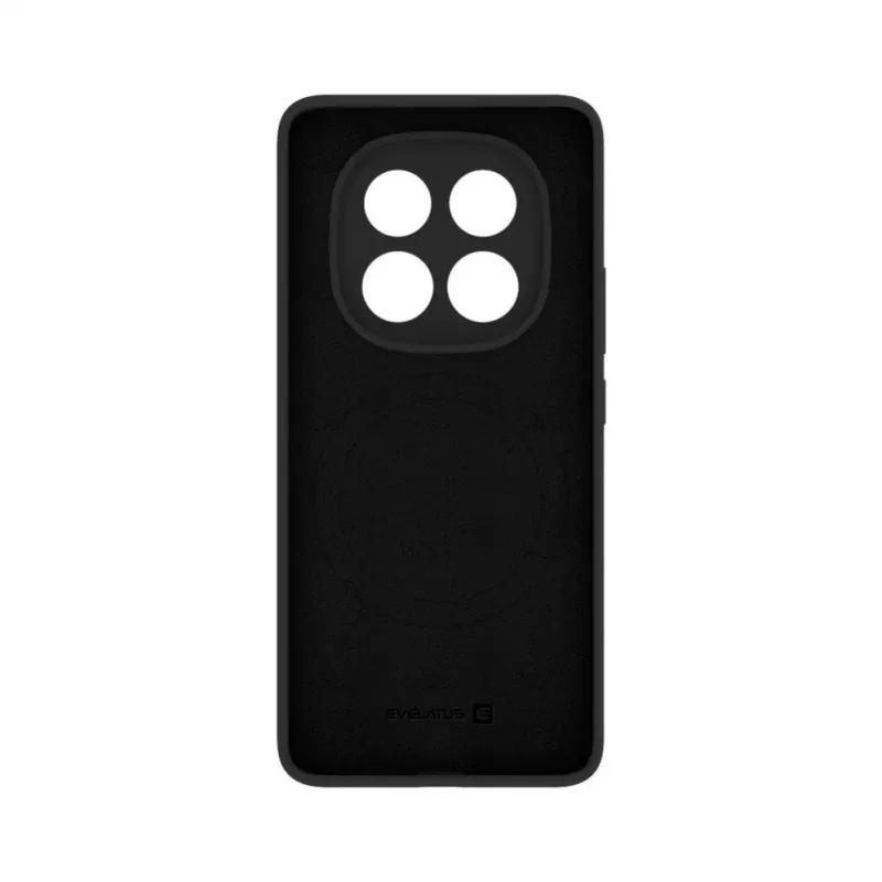 Evelatus Xiaomi Redmi Note 14 Pro Plus Premium Magnetic Soft Touch custodia in silicone nero