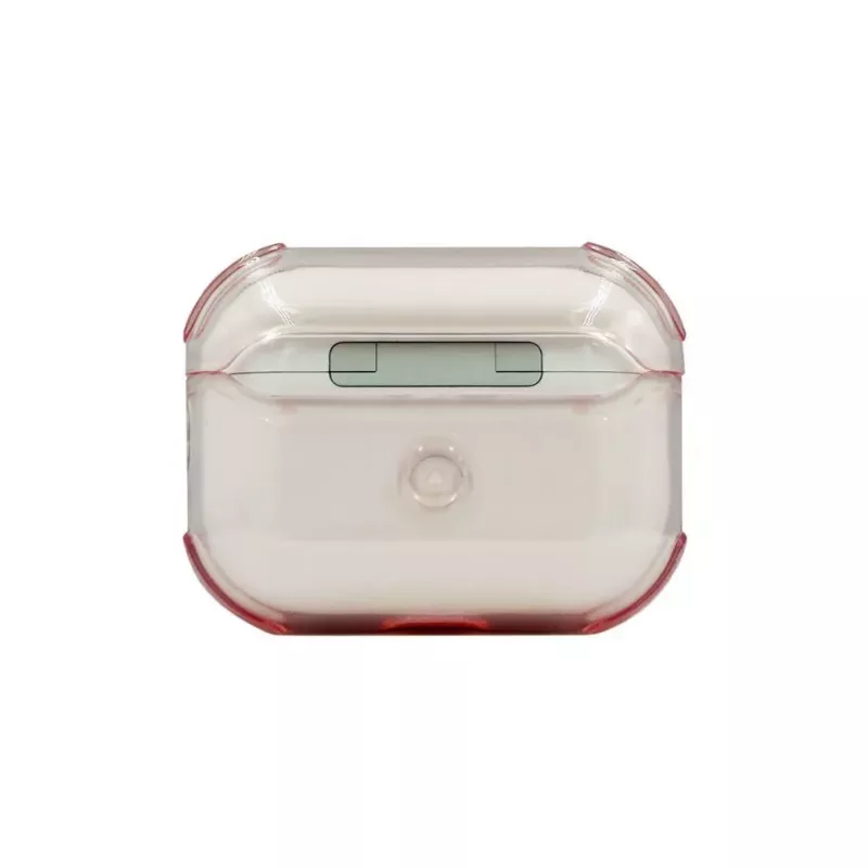 Evelatus Apple AirPods Pro custodia protettiva TPU trasparente rosa