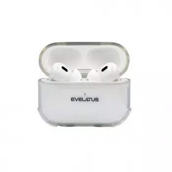 Evelatus Apple AirPods Pro custodia protettiva TPU trasparente