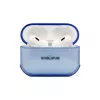 Evelatus Apple AirPods Pro custodia protettiva TPU trasparente blu