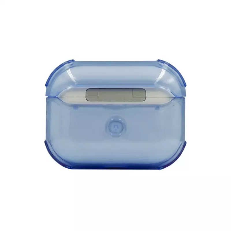 Evelatus Apple AirPods Pro custodia protettiva TPU trasparente blu
