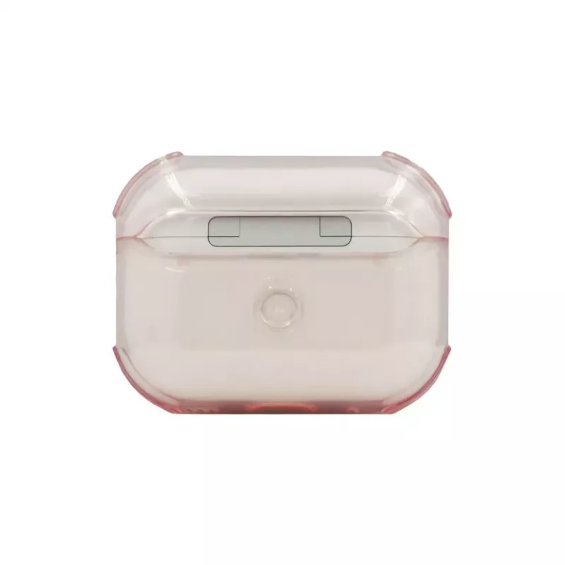Evelatus Apple AirPods Pro 2 custodia protettiva TPU trasparente rosa