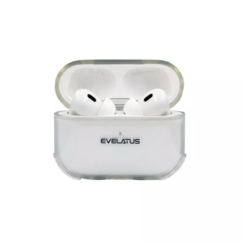 Evelatus Apple AirPods Pro 2 custodia protettiva TPU trasparente