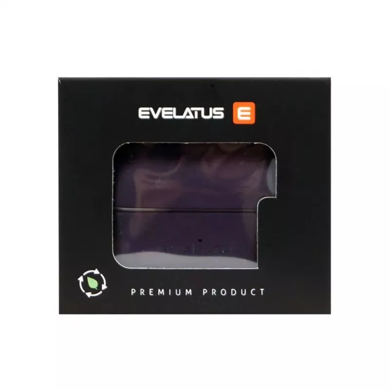 Evelatus Apple AirPods 4 custodia protettiva in silicone viola scuro