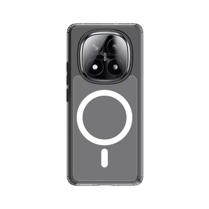 Evelatus Xiaomi Redmi Note 14 Pro Plus Clear Case con anello magnetico trasparente