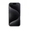 Evelatus Apple iPhone 16 Pro Max Cover in Silicone Soft Touch Premium MagSafe con Supporto Argento