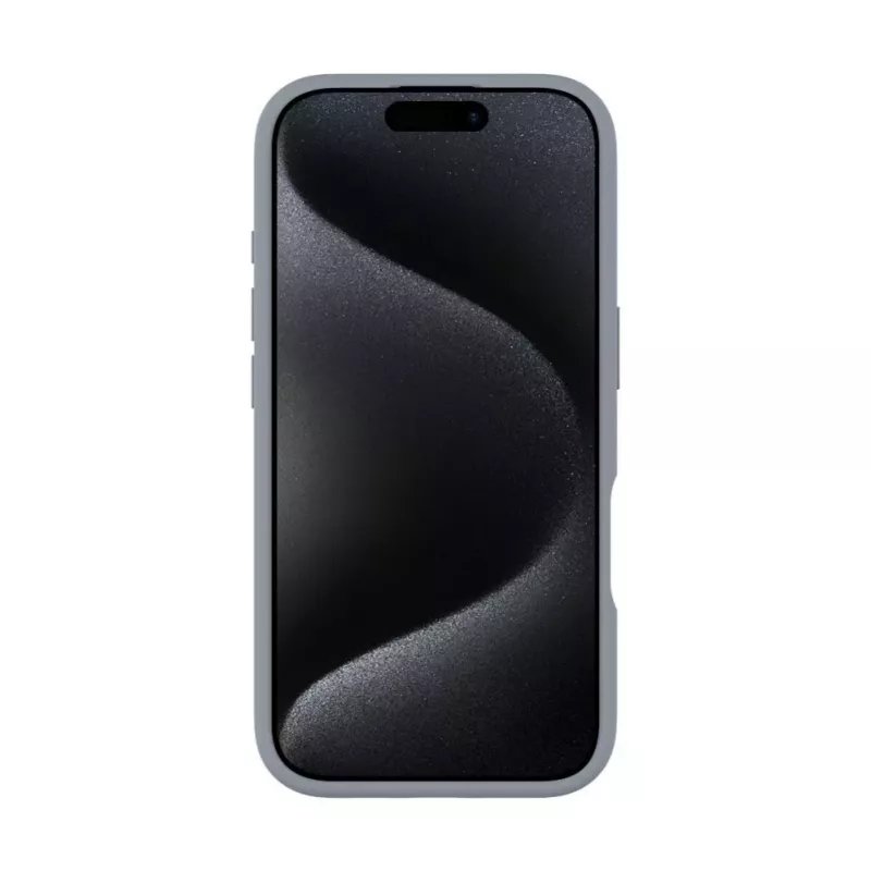 Evelatus Apple iPhone 16 Pro Max Cover in Silicone Soft Touch Premium MagSafe con Supporto Argento