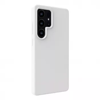 Evelatus Samsung Galaxy S25 Ultra Premium Magnetico Soft Touch custodia in silicone bianco