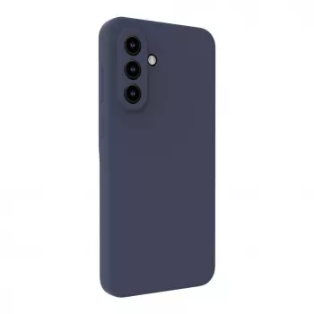 Evelatus Samsung Galaxy A36 Cover in Silicone Soft Touch Premium Magnetica Blu Scuro