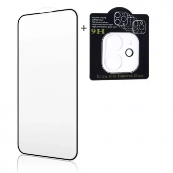 iLike Apple iPhone 16 Pro / 17 X2 Super Set 2.5D Edge Full Face Vetro temperato + Vetro fotocamera