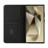 Evelatus Samsung Galaxy S24 Ultra Custodia a libro con chiusura nera