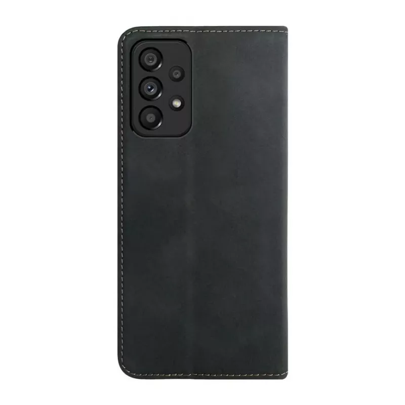 Evelatus Samsung Galaxy A53 Custodia a libro con chiusura nera
