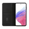Evelatus Samsung Galaxy A53 Custodia a libro con chiusura nera