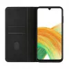 Evelatus Samsung Galaxy A33 Custodia a libro con chiusura nera