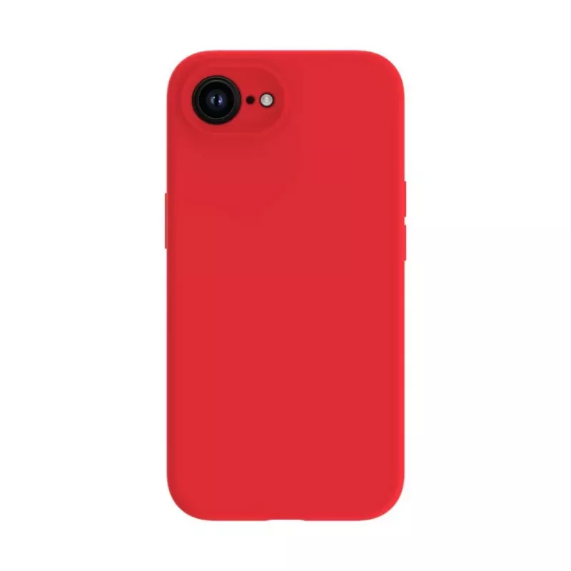 Evelatus Apple iPhone 16e / SE4 Premium Magsafe Soft Touch Silicone Case rosso