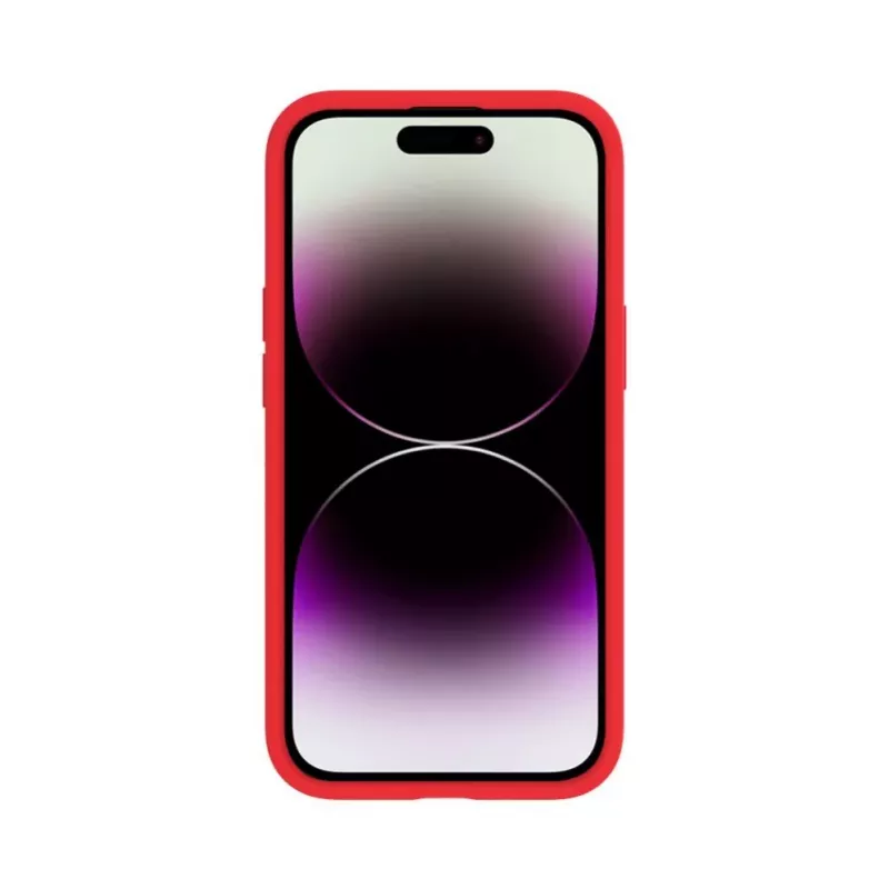Evelatus Apple iPhone 16e / SE4 Premium Magsafe Soft Touch Silicone Case rosso