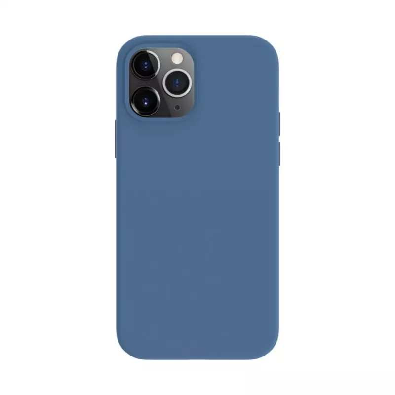 Evelatus Apple iPhone 12 / 12 Pro Premium MagSafe Soft Touch Silicone Case blu navy