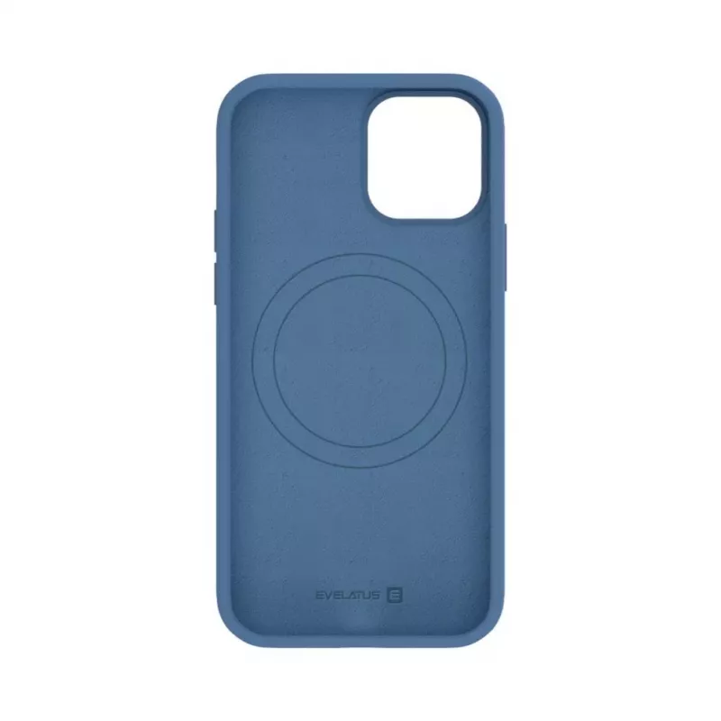 Evelatus Apple iPhone 12 / 12 Pro Premium MagSafe Soft Touch Silicone Case blu navy