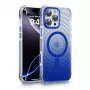 Evelatus Apple iPhone 15 EchoWave Clear MagSafe blu cover posteriore