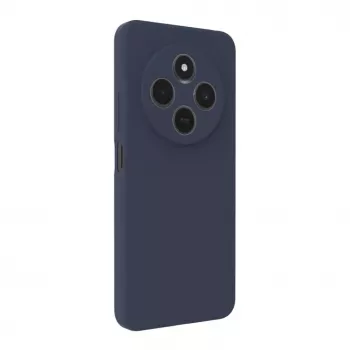 Evelatus Xiaomi Redmi 14C 4G/ 14C 5G / Redmi A4 / POCO C75 Custodia in silicone Premium Soft Touch blu mezzanotte