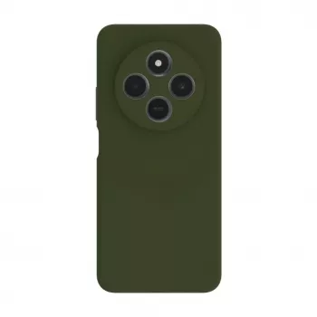 Evelatus Xiaomi Redmi 14C 4G/ 14C 5G / Redmi A4 / POCO C75 Custodia in silicone Premium Soft Touch oliva scuro
