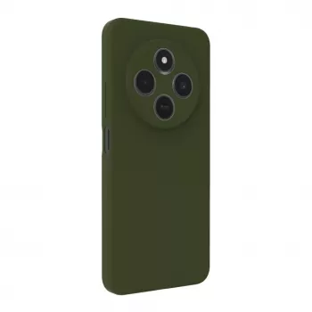 Evelatus Xiaomi Redmi 14C 4G/ 14C 5G / Redmi A4 / POCO C75 Custodia in silicone Premium Soft Touch oliva scuro