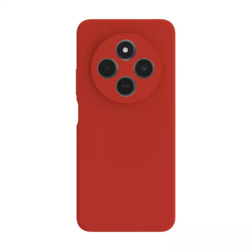 Evelatus Xiaomi Redmi 14C 4G/14C 5G/Redmi A4/POCO C75 Custodia in silicone Premium Soft Touch rossa