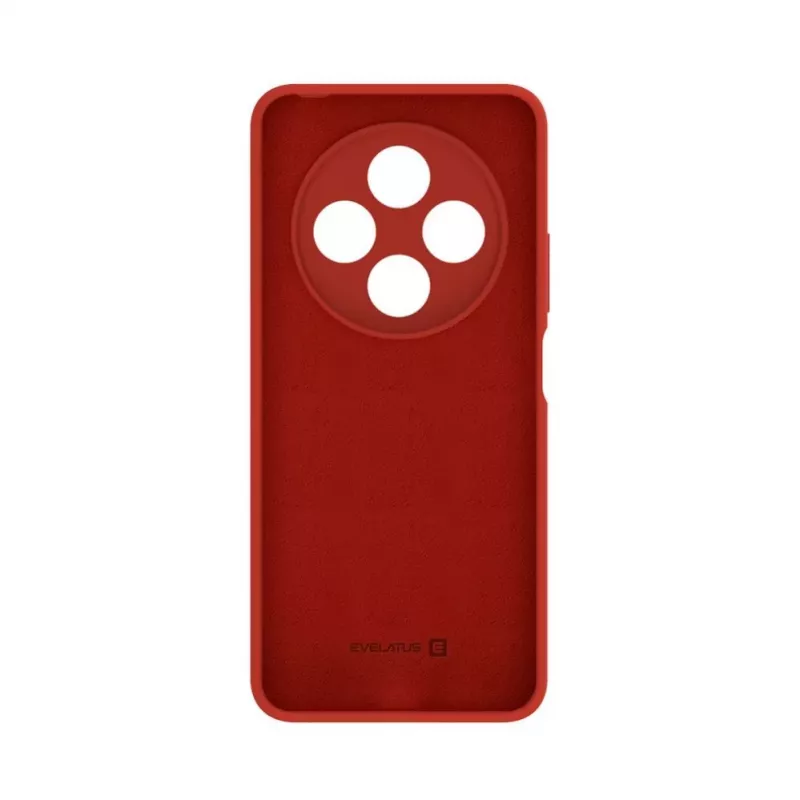 Evelatus Xiaomi Redmi 14C 4G/14C 5G/Redmi A4/POCO C75 Custodia in silicone Premium Soft Touch rossa