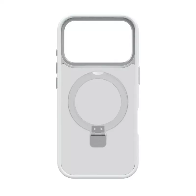 Evelatus Apple iPhone 17 Pro Shield Case compatibile MagSafe e supporto argento opaco