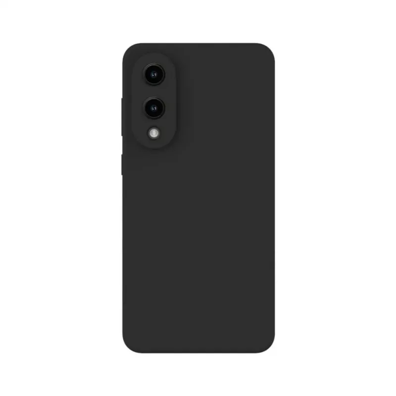 Evelatus Samsung Galaxy S25 Edge Premium Magnetic Soft Touch Custodia in silicone nero