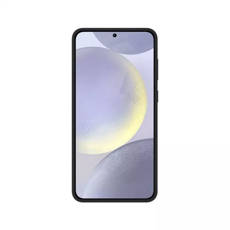 Evelatus Samsung Galaxy S25 Edge Premium Magnetic Soft Touch Custodia in silicone nero
