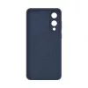 Evelatus Samsung Galaxy S25 Edge Premium Magnetic Soft Touch Silicone Case blu notte