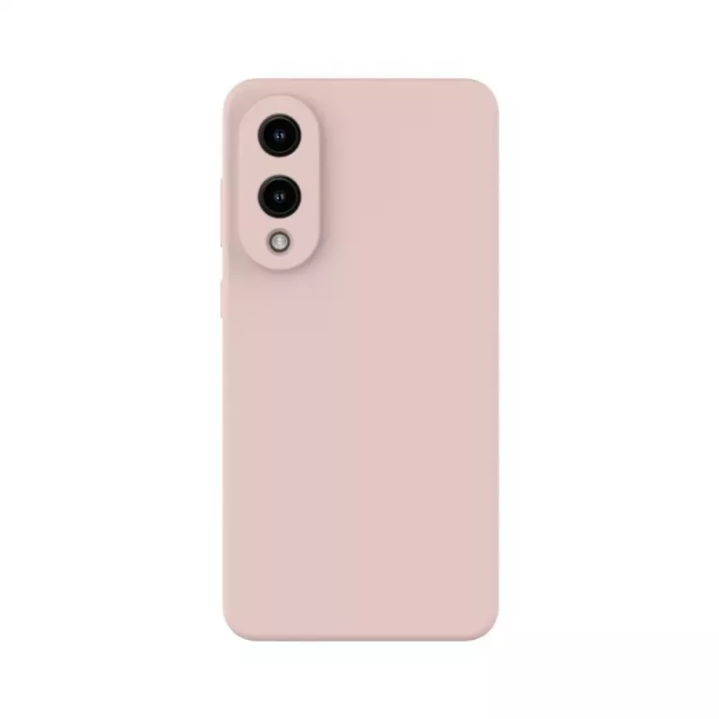 Evelatus Samsung Galaxy S25 Edge Premium Magnetic Soft Touch Silicone Case rosa sabbia