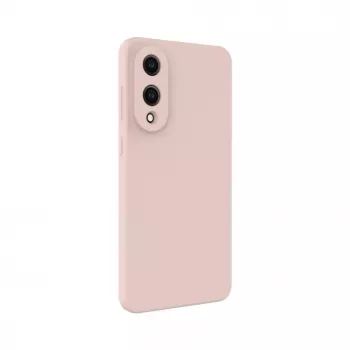 Evelatus Samsung Galaxy S25 Edge Premium Magnetic Soft Touch Silicone Case rosa sabbia