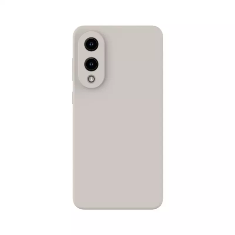 Evelatus Samsung Galaxy S25 Edge Premium Magnetic Soft Touch Custodia in silicone Pebble