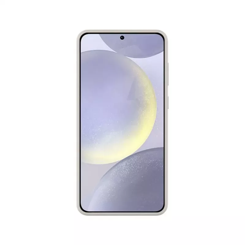 Evelatus Samsung Galaxy S25 Edge Premium Magnetic Soft Touch Custodia in silicone Pebble