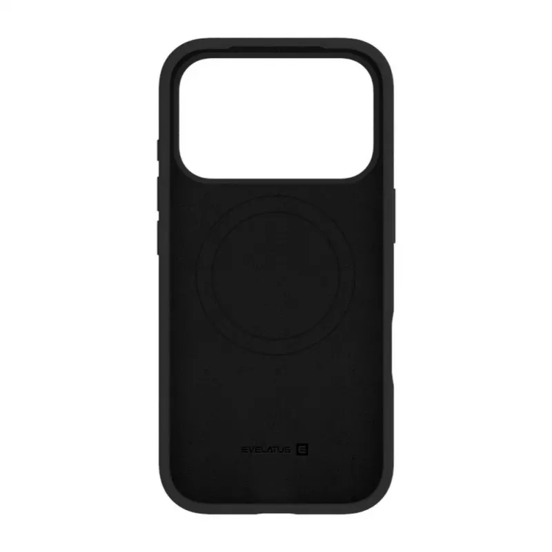 Evelatus Apple iPhone 17 Pro Premium MagSafe Soft Touch Custodia in silicone nero