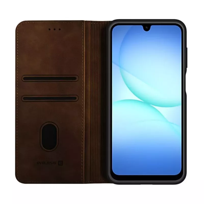 Evelatus Samsung Galaxy A17 Book Case marrone