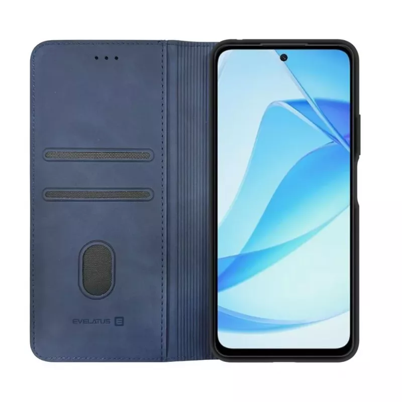 Evelatus Xiaomi Redmi 15 4G Book Case Folio blu scuro